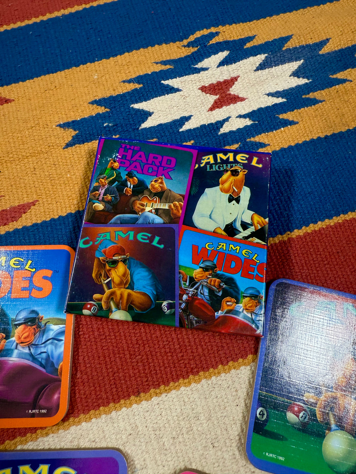 Vintage 1992 Camel Cigs Coaster Set