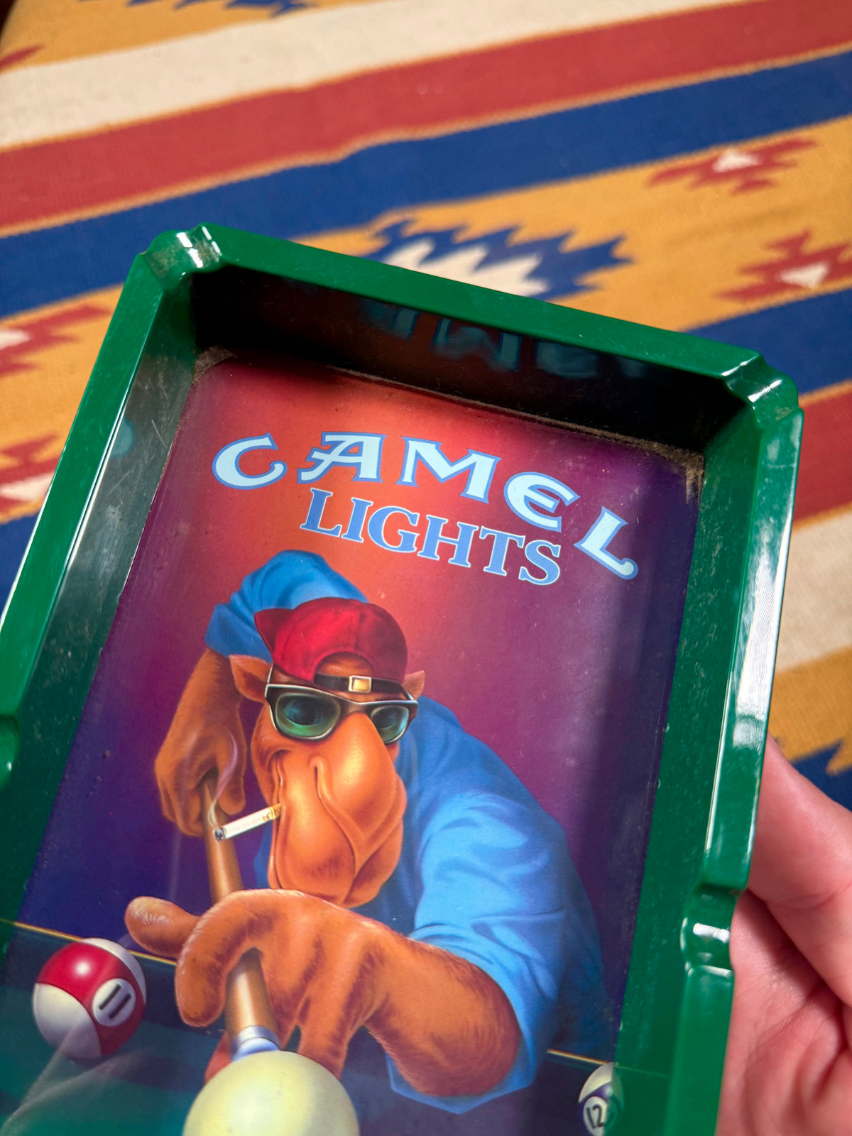 Vintage Camel Cigs Pool Table Ashtray