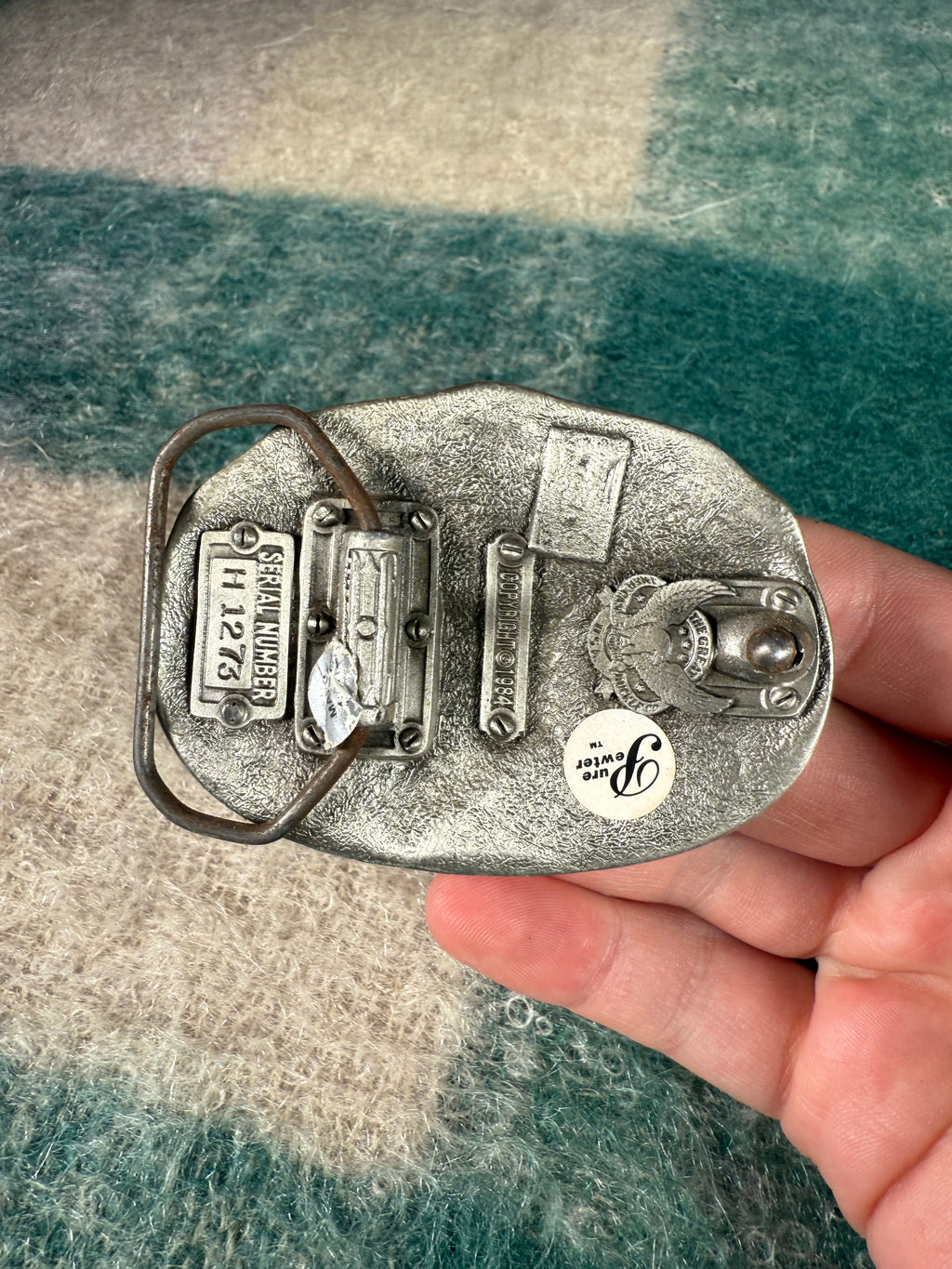 Vintage Las Vegas Slot Machine Belt Buckle