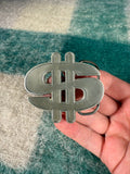 Vintage 2000s $ Money Sign Belt Buckle