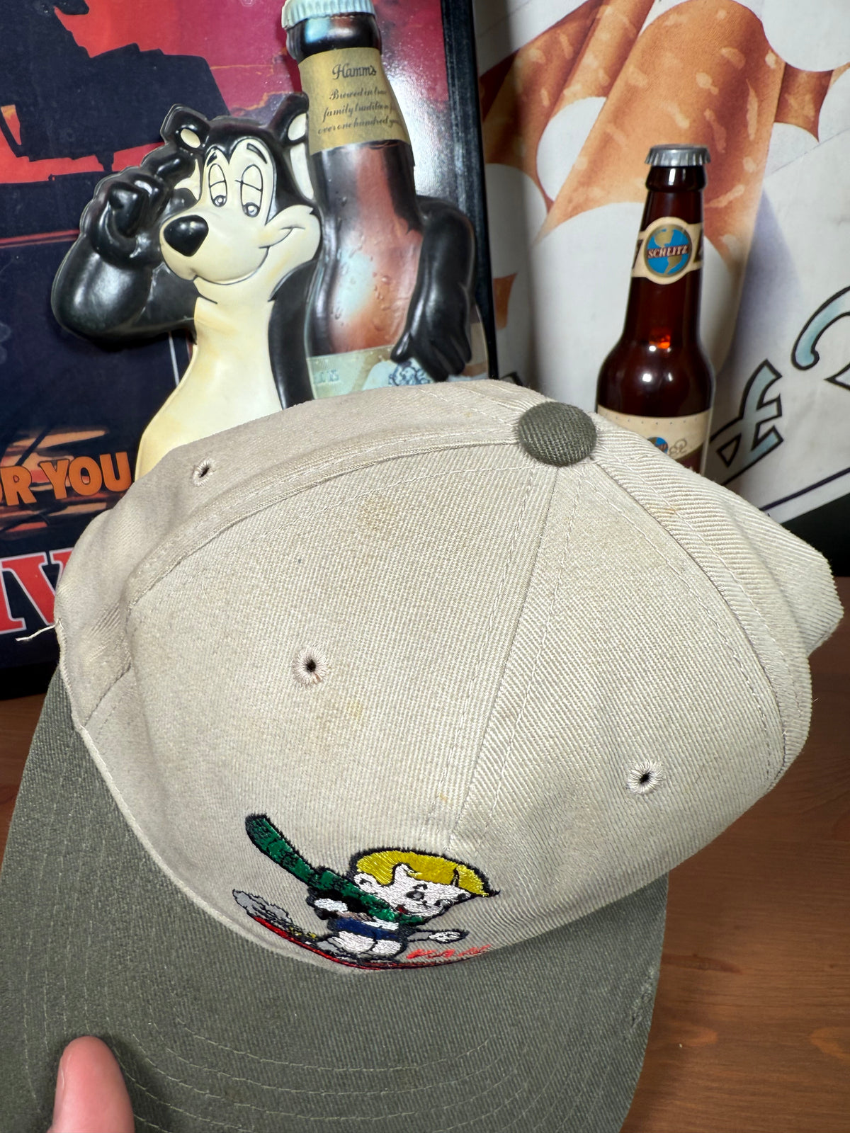 Vintage 1993 Richie Rich Vail Skiing Strapback American Needle Hat