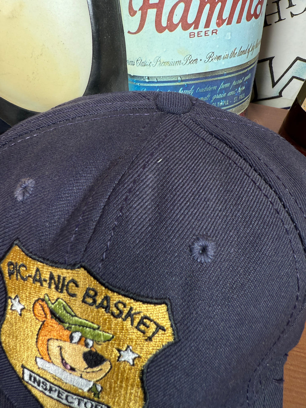 Vintage Yogi Bear Pic-A-Nic Basket Inspector Yellowstone Snapback