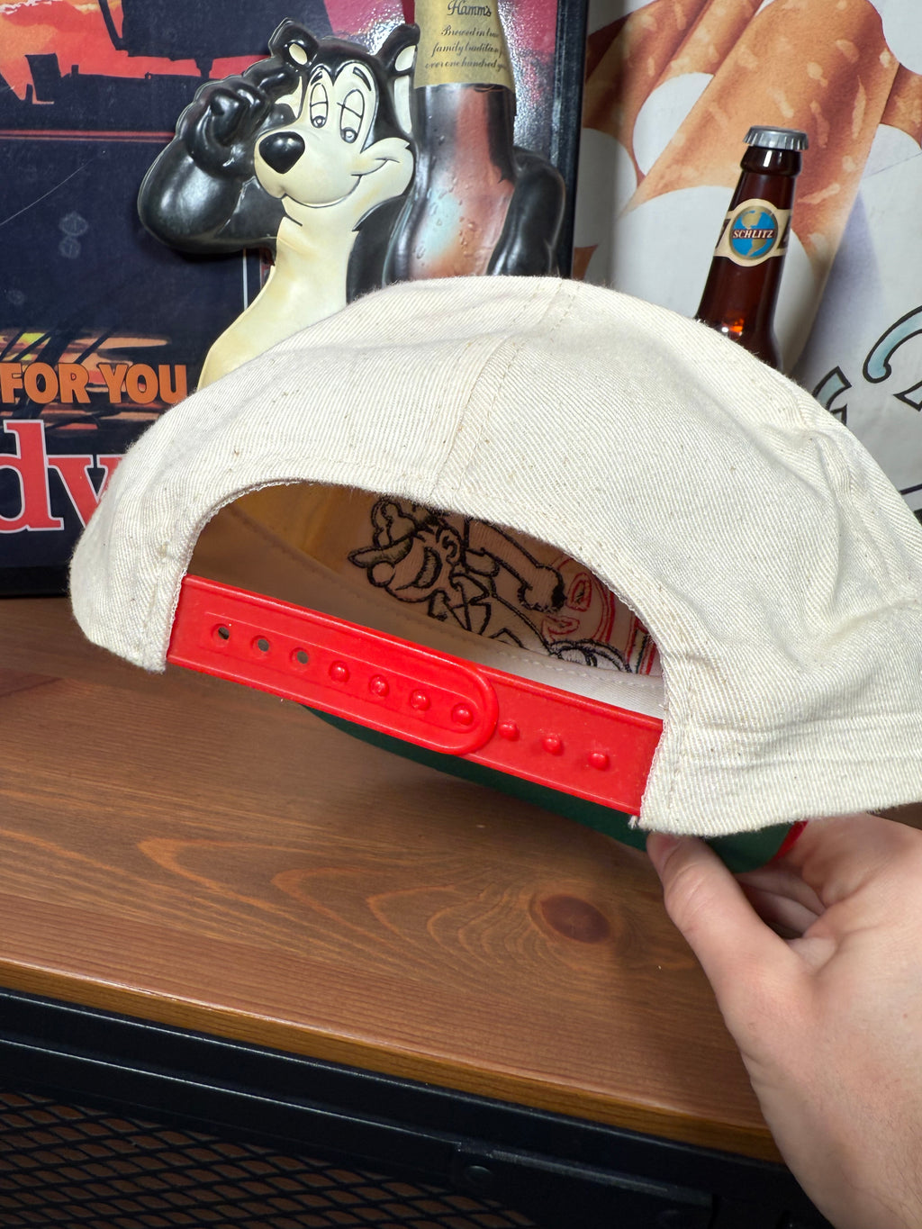 Vintage 90s Beetle Bailey Head Start Snapback Hat