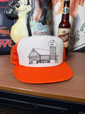Vintage Jack-O-Lantern Farm Trucker Hat