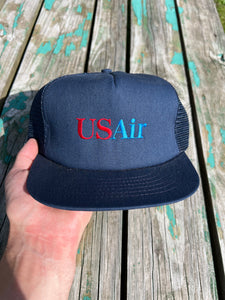 Vintage 80s USAir Trucker Hat