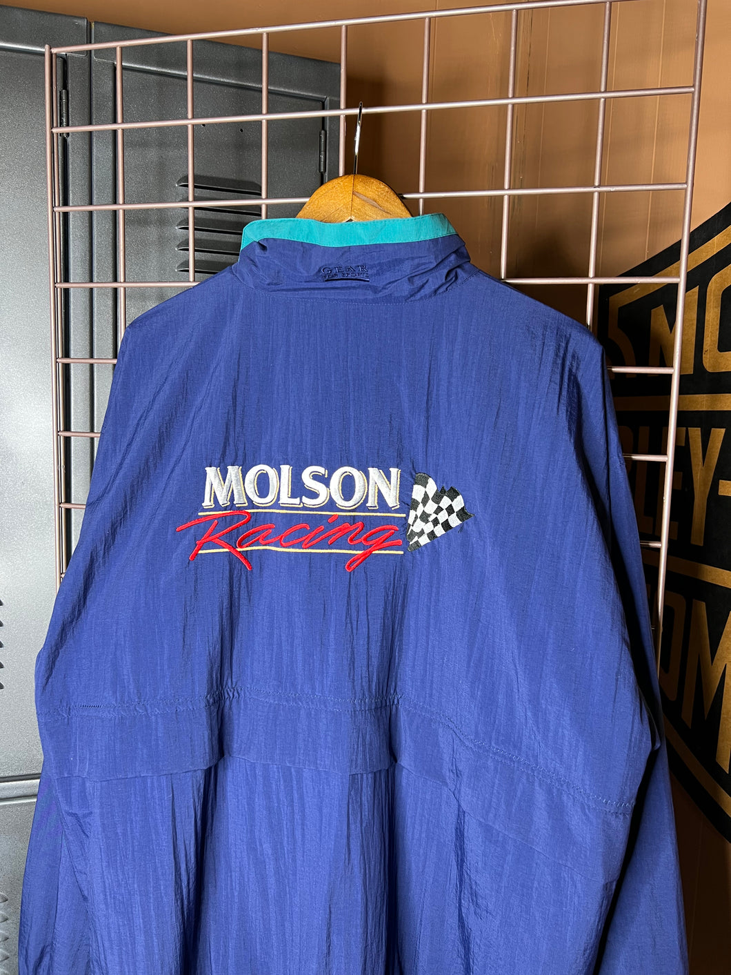 Vintage Molson Beer Racing Jacket (XL)