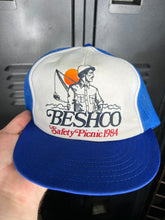 Load image into Gallery viewer, Vintage 1984 Safety Picnic Trucker Hat
