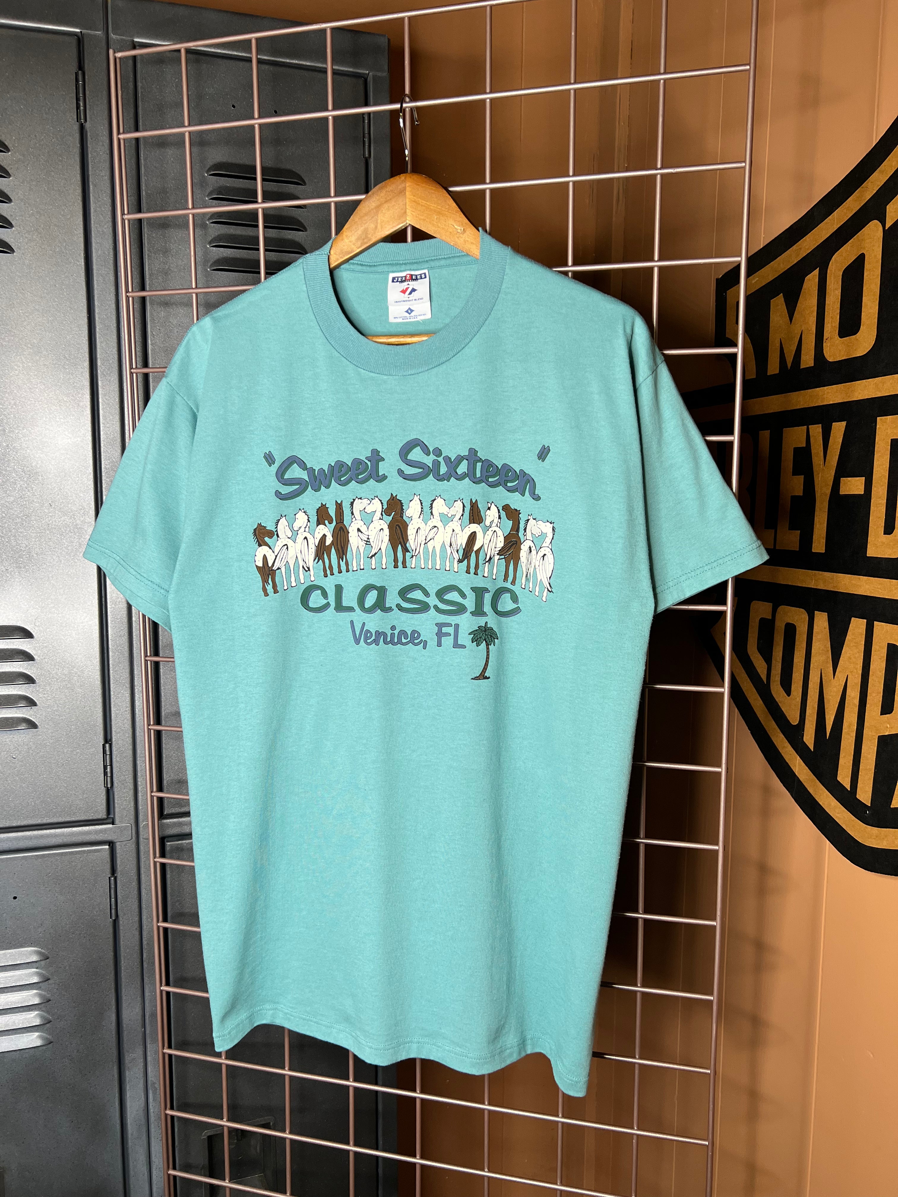 Vintage Sweet Sixteen Horse Race Tee (L)