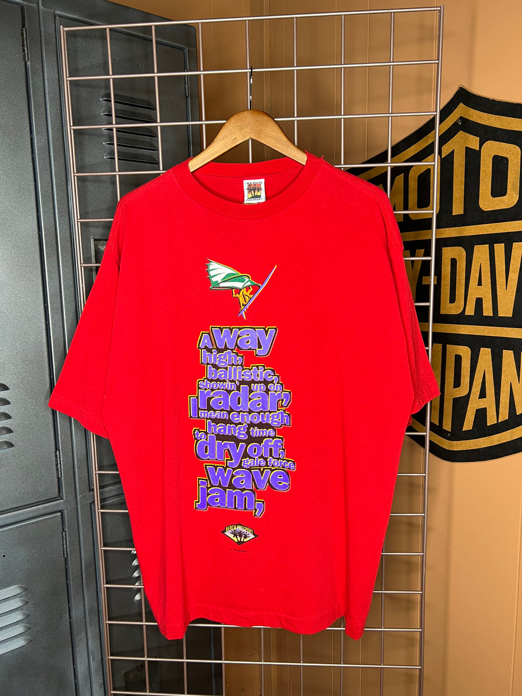 Vintage 90s Surf Tee (XXL)