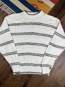 Vintage Isle of Cotton Knit Sweater (L)
