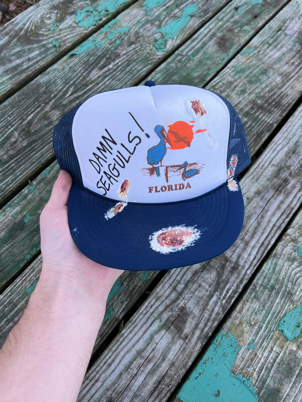 Vintage Damn Seaguls SnapBack Hat