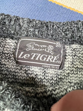 Load image into Gallery viewer, Vintage Le Tigre Grey/White Knit Sweater (XL)

