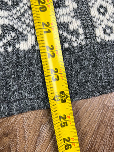 Vintage Le Tigre Grey/White Knit Sweater (XL)