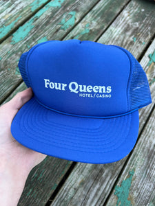 Vintage Four Queens Casino Trucker Hat